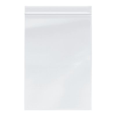 Plymor Zipper Reclosable Plastic Bags, 2 Mil, 7" x 10" (Pack of 100) Image 1