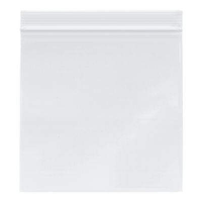 Plymor Zipper Reclosable Plastic Bags, 2 Mil, 7" x 7" (Pack of 100) Image 1