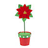 Poinsettia Flower Pot Craft Kit - Makes 6 Image 1