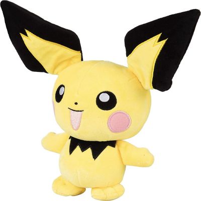 Pok&#233;mon 8" Pichu Plush Stuffed Animal Toy - Officially Licensed - Great Gift for KidsAge 2+ Image 2