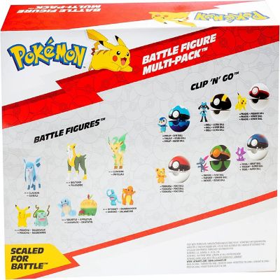 Pok&#233;mon Battle Figure Multi Pack Toy Set, 8 Pieces - Generation 8 - Includes Pikachu, Eevee, Wooloo, Sneasel, Yamper, Ponyta, Sirfetch'd & Morpeko - Ages 4+ Image 3