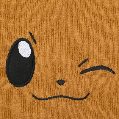 Pok&amp;#233;mon Eevee Big Face Brown Cuffless Beanie Image 1