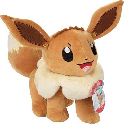 Pok&#233;mon Eevee Large 12" Plush Stuffed Animal Toy - Officially Licensed - Ages 2+ Image 1