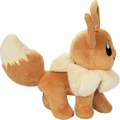 Pok&#233;mon Eevee Large 12" Plush Stuffed Animal Toy - Officially Licensed - Ages 2+ Image 1