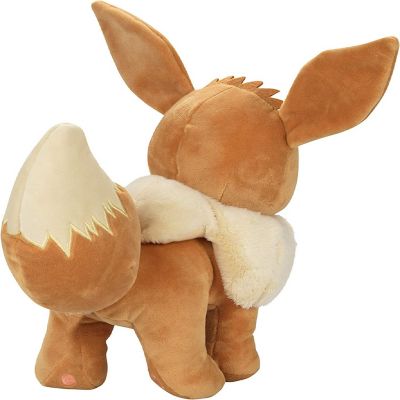Pok&#233;mon Eevee Large 12" Plush Stuffed Animal Toy - Officially Licensed - Ages 2+ Image 2