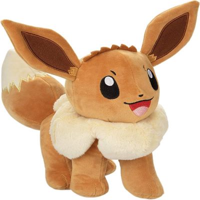 Pok&#233;mon Eevee Large 12" Plush Stuffed Animal Toy - Officially Licensed - Ages 2+ Image 3
