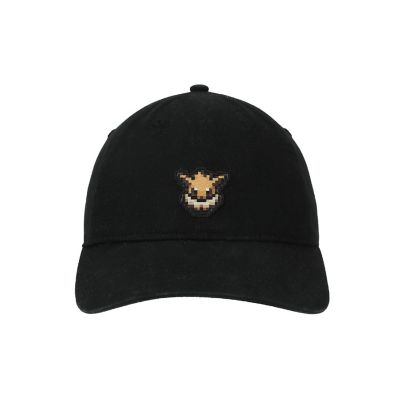 Pok&amp;#233;mon Eevee Printed Patch Black Unstructured Baseball Cap Image 1