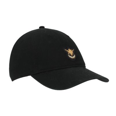 Pok&amp;#233;mon Eevee Printed Patch Black Unstructured Baseball Cap Image 2
