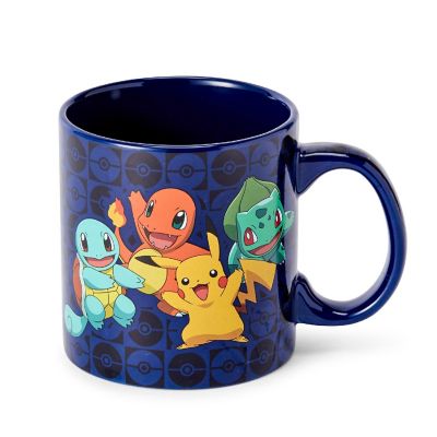 Pok&#233;mon Original Generation One Starters Coffee Mug  Features Pikachu & More Image 1