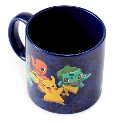 Pok&#233;mon Original Generation One Starters Coffee Mug  Features Pikachu & More Image 3