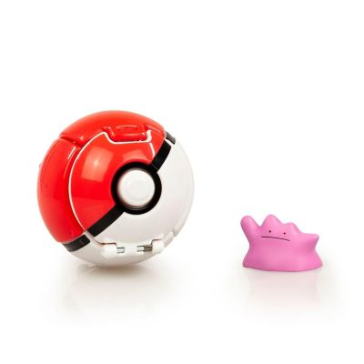 Pok&#233;mon Throw 'N' Pop Pok&#233; Ball & Ditto Set  Includes Ball & 2" Ditto Figure Image 1