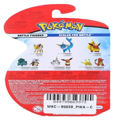 Pokemon 2 Inch Battle Figure Pack  Pikachu vs. Charmander Image 2