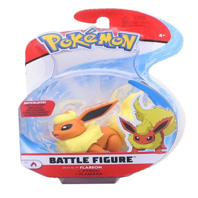 Pokemon Articulated 3 Inch Battle Figure  Flareon Image 1
