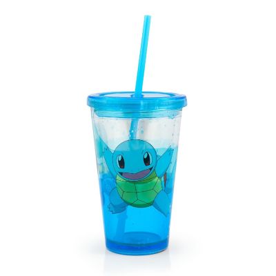 Pokemon Carnival Cup With Glitter and Confetti Featuring Squirtle 16oz. Image 1