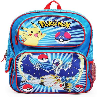 Pokemon Character Group Blue 16 Inch Backpack Image 1