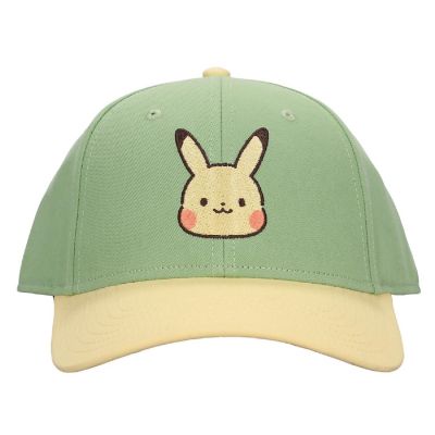 Pokemon Chibi Pikachu Women's Green Baseball Cap Image 1