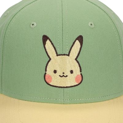 Pokemon Chibi Pikachu Women's Green Baseball Cap Image 2