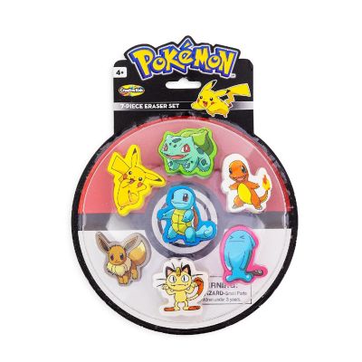 Pokemon Eraser 7-Pack Image 1