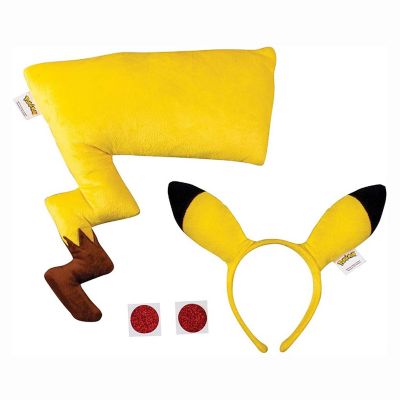 Pokemon Pikachu Headband &amp; Tail Costume Accessory Kit  14+ Image 1