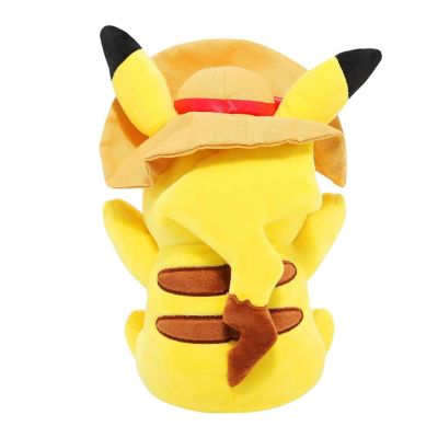Pokemon Pikachu with Sun Hat 8-Inch Plush Image 3