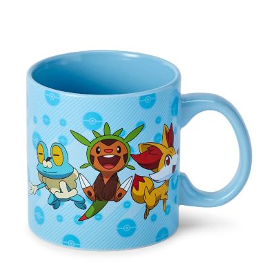 Pokemon XY Group Starters Coffee Mug - 20-Ounces Blue Image 1