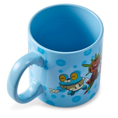Pokemon XY Group Starters Coffee Mug - 20-Ounces Blue Image 3