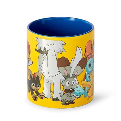 Pokemon XY Series Large Pokemon Group Foil Print Coffee Mug Holds 20 Ounces Image 2