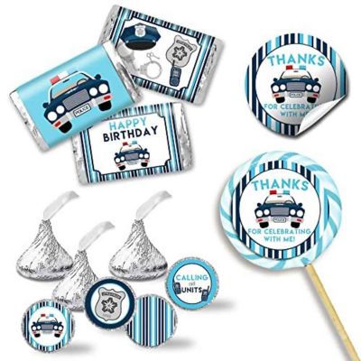 Police Birthday Sticker Bundle 429pc. by AmandaCreation Image 1