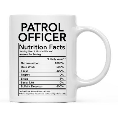 Police Captain Facts Coffee Mug Image 2