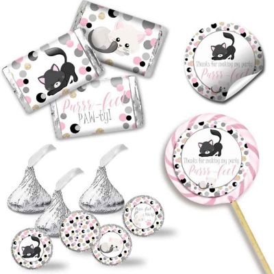 Polka Dot Cat Sticker Bundle 429pc. by AmandaCreation Image 1