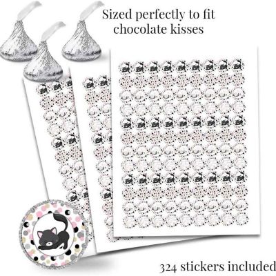 Polka Dot Cat Sticker Bundle 429pc. by AmandaCreation Image 2