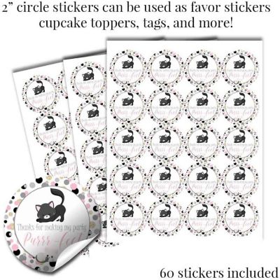 Polka Dot Cat Sticker Bundle 429pc. by AmandaCreation Image 3