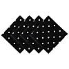 Polka Dot Napkin(Set Of 4) Black/White Image 1