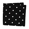 Polka Dot Napkin(Set Of 4) Black/White Image 1