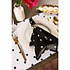 Polka Dot Napkin(Set Of 4) Black/White Image 4