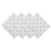 Polka Dot Napkin(Set Of 4) White/Silver Metallic Image 1