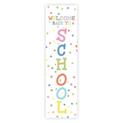 Polka Dot Vertical Welcome - 13 x 48 Inch Image 1