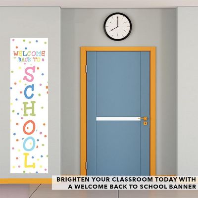 Polka Dot Vertical Welcome - 13 x 48 Inch Image 2