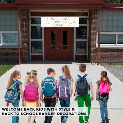 Polka Dot Welcome Back - 13 x 48 Inch Image 3