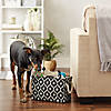 Polyester Pet Bin Lattice Paw Black Rectangle Small Image 4