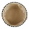 Polyester Pet Bin Lattice Paw Black Round Medium Image 1