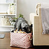 Polyester Pet Bin Lattice Paw Rose Rectangle Medium Image 4