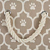 Polyester Pet Bin Lattice Paw Stone Rectangle Medium Image 3