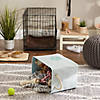 Polyester Pet Bin Paw Aqua Rectangle Medium 16X10X12 Image 2