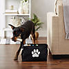 Polyester Pet Bin Paw Black Rectangle Small Image 4