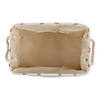 Polyester Pet Bin Paw-Bone Rose Rectangle Large Image 1