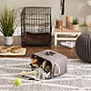Polyester Pet Bin Paw Gray Rectangle Small 14X8X9 Image 2