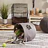 Polyester Pet Bin Paw Gray Round Medium 12X15X15 Image 3
