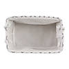 Polyester Pet Bin Paw Lattice Gray Rectangle Medium 16X10X12 Image 3