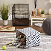 Polyester Pet Bin Paw Lattice Navy Rectangle Medium 16X10X12 Image 3